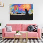 Mans Resilience Disaster Survival  foto Canvas Afdruk (Insitu (Woonkamer))