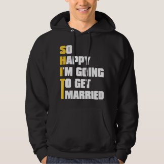 Mans Sarcasische Bachelor Party Stag Bruidsjonkers Hoodie
