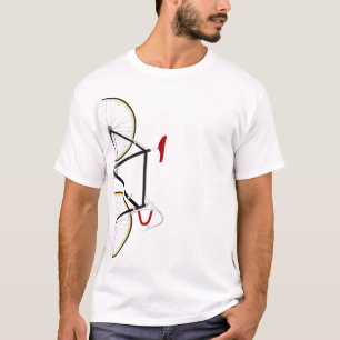 Mans Vintage Vélo De Route T-Shirt Sur Votre Vélo.