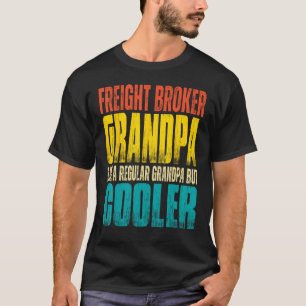 Mans Vrachtmakelaar Opa Als een gewone opa T-shirt