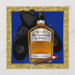 Mans Whiskey Verjaardagsfeestje Kaart