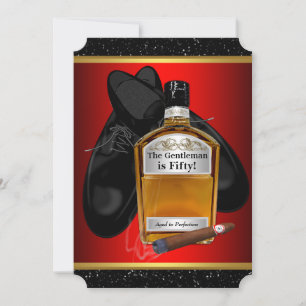 Mans Whisky Verjaardagsfeest Kaart