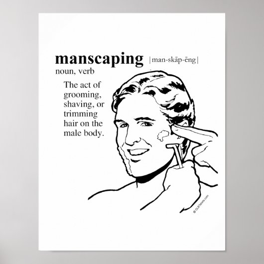 MANSCAPIE POSTER (Voorkant)