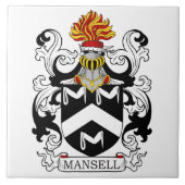 Mansell Coat of Arms III Tegeltje (Voorkant)