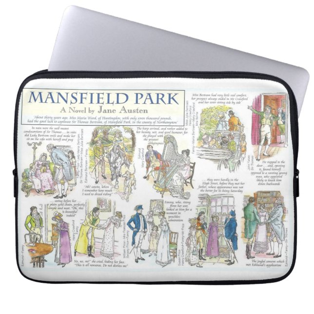 Mansfield Park Laptop Sleeve (Voorkant)
