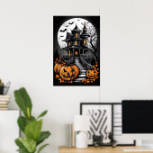Mansion d'Ombres, Poster d'Halloween (Bureau à domicile)