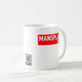 Mansplain mensuel officiel (budget) Mug (Devant droit)