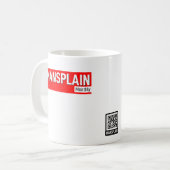 Mansplain mensuel officiel (budget) Mug (Devant gauche)