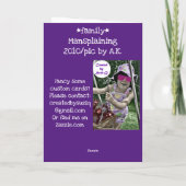 mansplaining kaart (Achterkant)