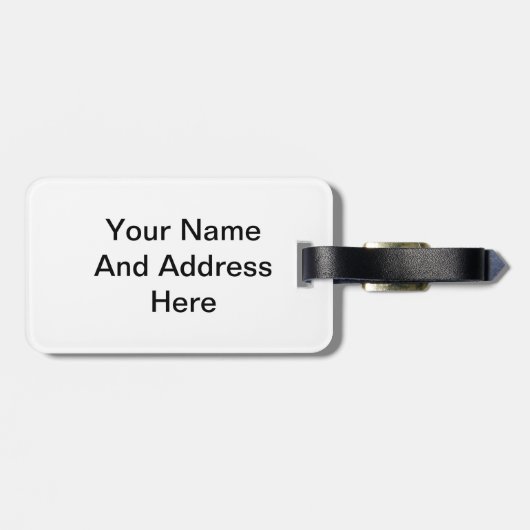 Mansquatch Bagagelabel (Achterkant horizontaal)