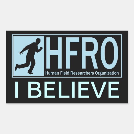 Mansquatch Rechthoekige Sticker (Voorkant)