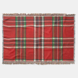 Manta Clásica a Cuadros  Rojo Deken
