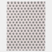 Manta grande con patas de gato fleece deken (Voorkant)