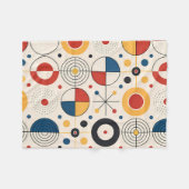 Manta polar diseño geométrico fleece deken (Voorkant (Horizontaal))