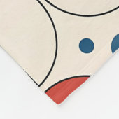 Manta polar diseño geométrico fleece deken (Hoek)