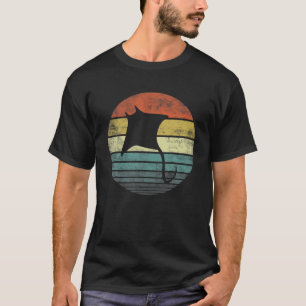 Manta Ray Lover Gifts Retro Ocean Animal S T-shirt