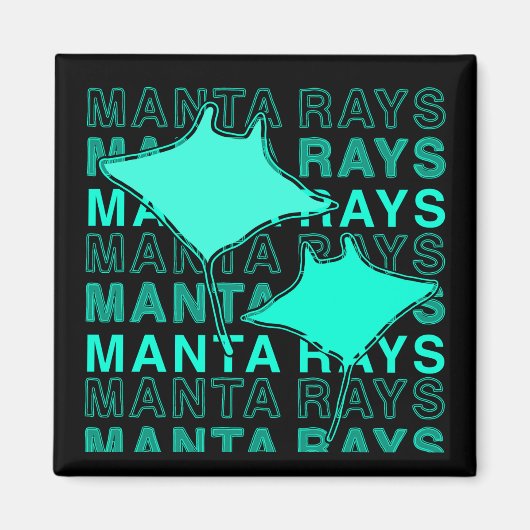 Manta Ray Magnet Magneet (Voorkant)