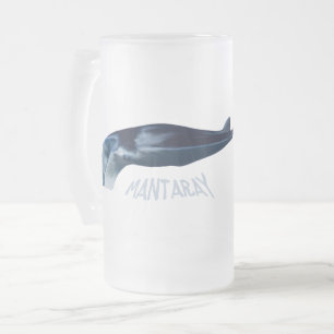 Manta Ray Matglas Bierpul