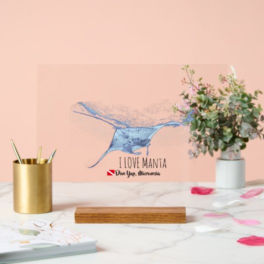 Manta Ray Silhouette (Mariage)