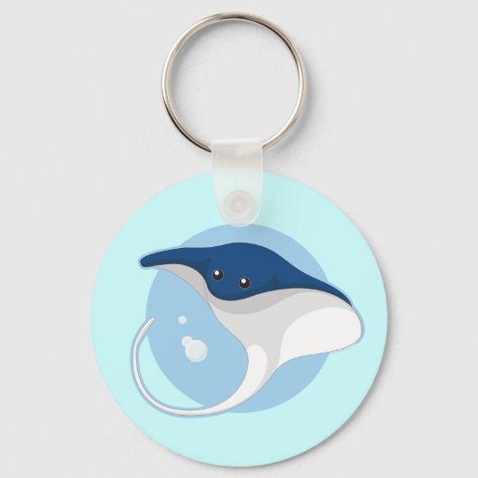 Manta Ray Sleutelhanger (Voorkant)