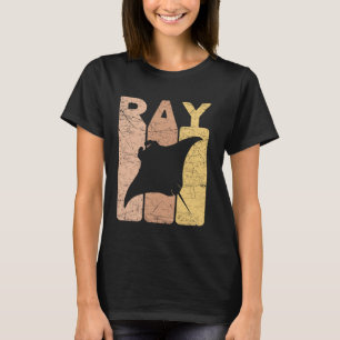 Manta Ray  Stingray Retro Oceanologie T-shirt