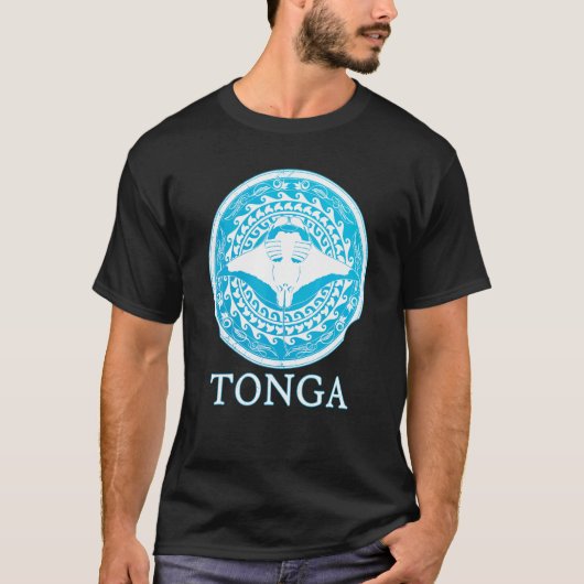 Manta Ray Tonga Roots Pride T-shirt (Voorkant)