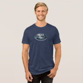 Manta Ray Tri-Blend Shirt (Voorkant volledig)