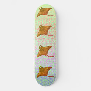 Manta Ray Vlammen aangepaste naam Skateboard