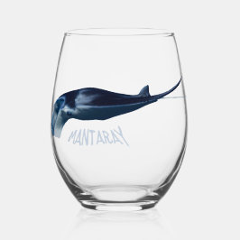 Manta Ray Wijnglas Zonder Voet