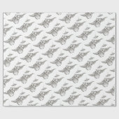 manta-rays met dubbele rays cadeaupapier (Vlak)