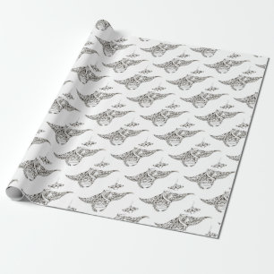 manta-rays met dubbele rays cadeaupapier