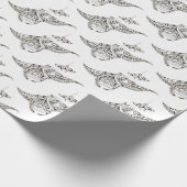 manta-rays met dubbele rays cadeaupapier (Hoek)