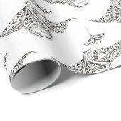 manta-rays met dubbele rays cadeaupapier (Rol Hoek)