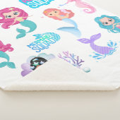 Manta sherpa infantil sirena deken (3/4)