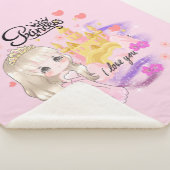 Manta sherpa princess deken (3/4)