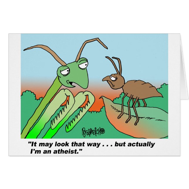 Mante de prière d'Athiest (Devant horizontal)