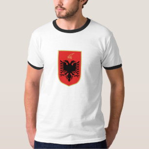 Manteau albanais de T-shirt de bras