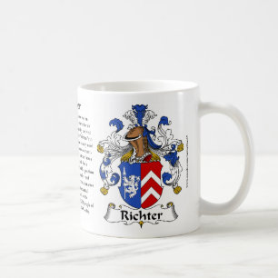 Manteau allemand de famille de Richter de tasse de