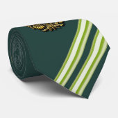 Manteau arménien de cravate verte de bras (Roulé)