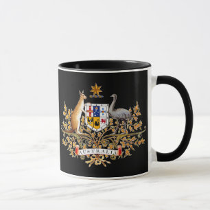 Manteau australien de tasse de bras