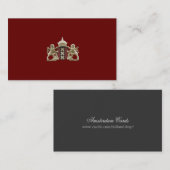 Manteau d'Amsterdam de petits cartes de visite de (Devant / Derrière)