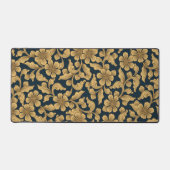 Manteau de bureau fleuri d'or (Recto)