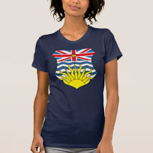 Manteau de Colombie-Britannique de T-shirt de bras