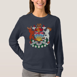 Manteau de Colombie-Britannique de T-shirt de bras
