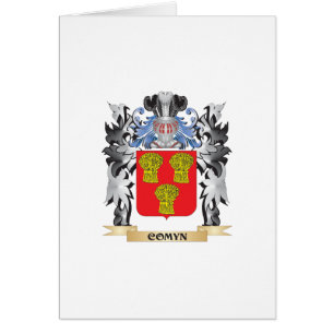 Manteau de Comyn des bras - crête de famille