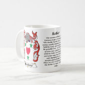 Manteau de famille de Becker de tasse de bras (Devant gauche)