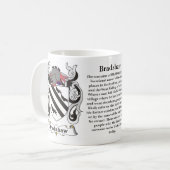 Manteau de famille de Bradshaw de tasse de bras (Devant gauche)