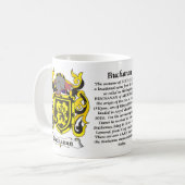 Manteau de famille de Buchanan de tasse de bras (Devant gauche)