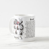 Manteau de famille de cabine de tasse de bras (Devant gauche)