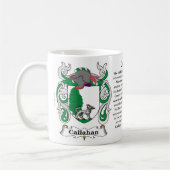 Manteau de famille de Callahan de tasse de bras (Gauche)